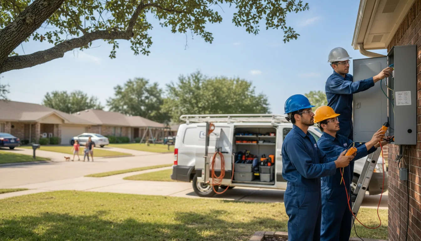Certified electrician providing emergency electrical services in Tigrett, TN